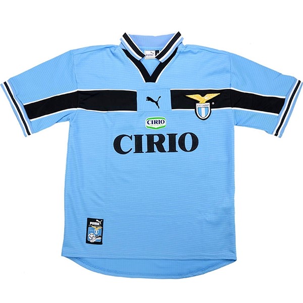 Camiseta Lazio Primera equipo Retro 1998 2000 Azul Claro